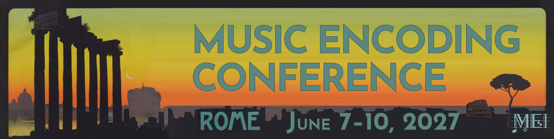 Music Encoding Conference banner